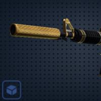 【平台担保 steam平台-CS2装备皮肤交易】M4A1 消音型 | 金蛇缠绕 (崭新出厂)【自动发货 0秒入库】