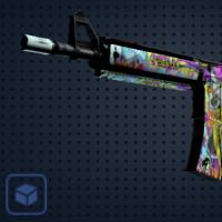 【平台担保 steam平台-CS2装备皮肤交易】M4A4（StatTrak™） | 活色生香 (略有磨损)【自动发货 0秒入库】