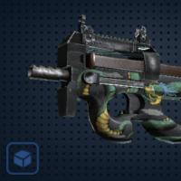 【平台担保 steam平台-CS2装备皮肤交易】P90（StatTrak™） | 翡翠之龙 (崭新出厂)【自动发货 0秒入库】