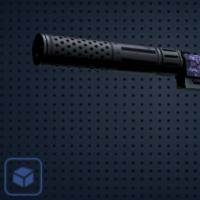 【平台担保 steam平台-CS2装备皮肤交易】USP 消音版 | 黑莲花 (崭新出厂)【自动发货 0秒入库】