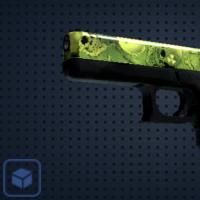 【平台担保 steam平台-CS2装备皮肤交易】格洛克 18 型（纪念品） | 核子花园 (崭新出厂)【自动发货 0秒入库】