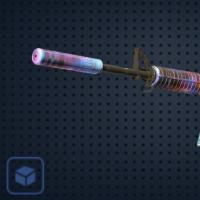 【平台担保 steam平台-CS2装备皮肤交易】M4A1 消音型 | 故障艺术 (崭新出厂)【自动发货 0秒入库】